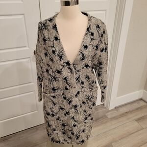 ZELE WOMEN'S TEXTURED COAT SIZE MEDIUM